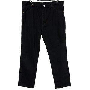 Wrangler Jeans Mens 38X30 Black Cowboy Cut 936 Slim Fit Workwear Western Rodeo